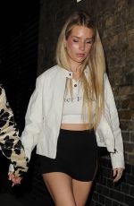 LOTTIE MOSS Leaves Chiltern Firehouse with a Friend in London 07/10/2024