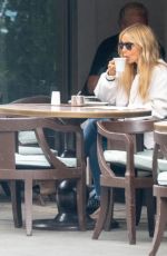 LOUISE REDKNAPP Out for Coffee at London