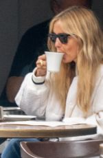 LOUISE REDKNAPP Out for Coffee at London