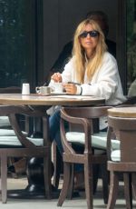 LOUISE REDKNAPP Out for Coffee at London