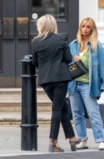 LOUISE REDKNAPP Out for Lunch with TAMER HASSAN in London 07/03/2024