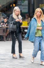 LOUISE REDKNAPP Out for Lunch with TAMER HASSAN in London 07/03/2024