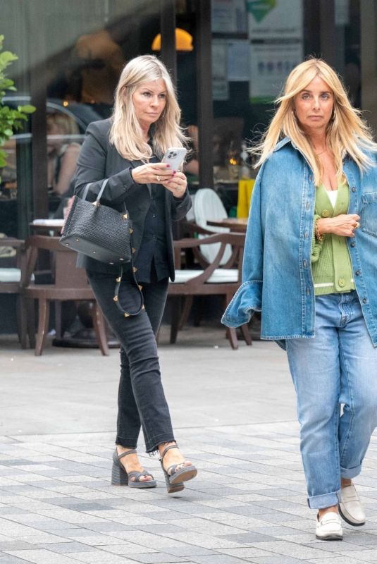 LOUISE REDKNAPP Out for Lunch with TAMER HASSAN in London 07/03/2024