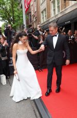 LUCIANA BARROSO and Matt Damon Leaves Mark Hotel for 2024 Met Gala in New York 05/06/2024