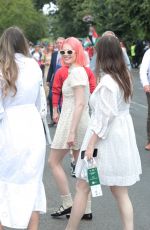 LUCY BOYNTON Arrives at 2024 Wimbledon Tennis Championships 07/01/2024