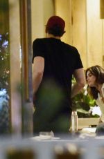 LUCY HALE and David Bernard Ourt for Dinner at Uchi in Los Angeles 07/01/2024