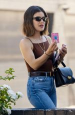 LUCY HALE Out and About in Los Angeles 07/04/2024