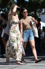LUCY HALE Out at Farmers Market with a Friend in Studio City 07/28/2024