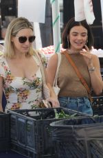 LUCY HALE Out at Farmers Market with a Friend in Studio City 07/28/2024