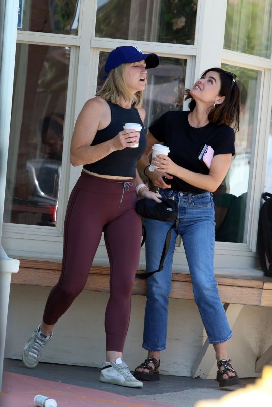 LUCY HALE Out for Coffee with a Friend in Studio City 07/19/2024