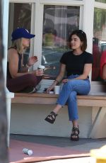 LUCY HALE Out for Coffee with a Friend in Studio City 07/19/2024
