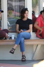 LUCY HALE Out for Coffee with a Friend in Studio City 07/19/2024