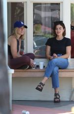 LUCY HALE Out for Coffee with a Friend in Studio City 07/19/2024