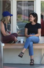 LUCY HALE Out for Coffee with a Friend in Studio City 07/19/2024