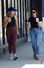 LUCY HALE Out for Coffee with a Friend in Studio City 07/19/2024