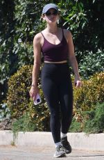 LUCY HALE Out Hiking in Studio City 07/10/2024