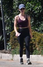 LUCY HALE Out Hiking in Studio City 07/10/2024