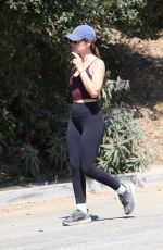 LUCY HALE Out Hiking in Studio City 07/10/2024