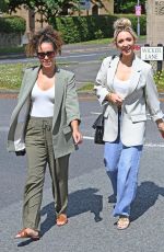 LUCY JO HUDSON and LEAH HACKETT Heading to Mum and Me Event in Hale 07/08/2024