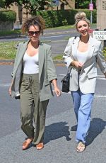 LUCY JO HUDSON and LEAH HACKETT Heading to Mum and Me Event in Hale 07/08/2024