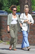 LUCY JO HUDSON and LEAH HACKETT Heading to Mum and Me Event in Hale 07/08/2024
