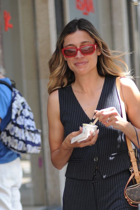 LUDOVICA FRASCA Out for Ice Cream in Milan 07/12/2024