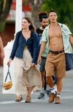MADELYN CLINE and Orlando Norman Out in Barcelona 07/14/2024