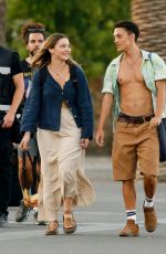 MADELYN CLINE and Orlando Norman Out in Barcelona 07/14/2024