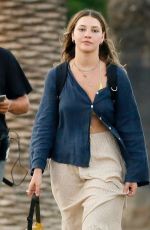 MADELYN CLINE and Orlando Norman Out in Barcelona 07/14/2024
