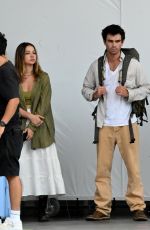 MADELYN CLINE on the Set of The Map That Leads To You in Barcelona 07/12/2024