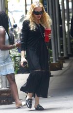 MADONNA and Her Daughter Mercy James Out for Coffee in New York 07/13/2024