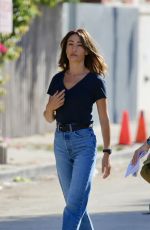MAGGIE Q on Set of New Bosch Spin off Untitled Renee Ballard TV Series in Los Angeles 07/22/2024