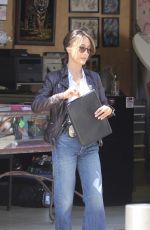 MAGGIE Q on Set of New Bosch Spin off Untitled Renee Ballard TV Series in Los Angeles 07/22/2024