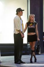 MAIKA MONROE and Dalton Gomez Out in New York 07/16/2024