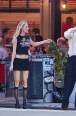 MAIKA MONROE and Dalton Gomez Out in New York 07/16/2024