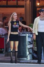 MAIKA MONROE and Dalton Gomez Out in New York 07/16/2024