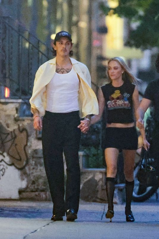 MAIKA MONROE and Dalton Gomez Out in New York 07/16/2024