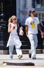 MAIKA MONROE and Dalton Gomez Out in New York 07/19/2024