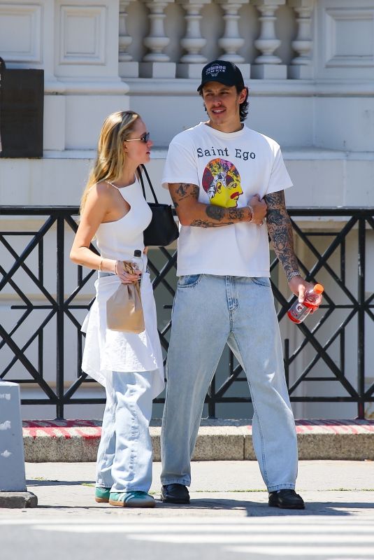 MAIKA MONROE and Dalton Gomez Out in New York 07/19/2024