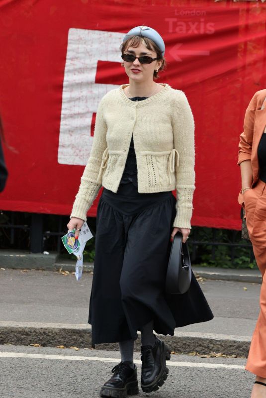 MAISIE WILLIAMS at Wimbledon Tennis Championships in London 07/13/2024