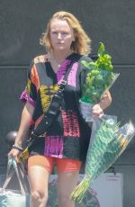 MALIN AKERMAN Shopping Fresh Flowers and Herbs in Los Feliz 07/23/2024