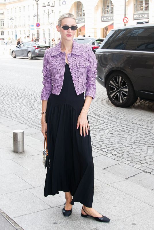 MANDY BORK Out After Paris Fashion Week 06/29/2024