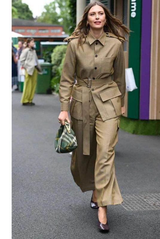 MARIA SHARAPOVA Arrives at Wimbledon 07/04/2024