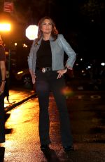 MARISKA HARGITAY and ANNIE DONNA KELLY on the Set of Law and Order: SVU in West Village 07/21/2024