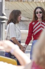 MATILDA DE ANGELIS and VALERIA GOLINO on the Set of Mario Martone