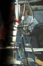MAYA HAWKE on the Set of Stranger Things Season 5 in Georgia 07/12/2024