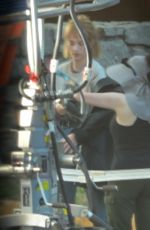 MAYA HAWKE on the Set of Stranger Things Season 5 in Georgia 07/12/2024