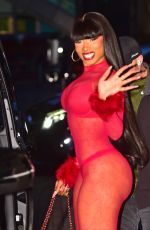 MEGAN THEE STALLION Night out in Manchester City Centre 07/13/2024