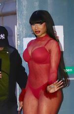 MEGAN THEE STALLION Night out in Manchester City Centre 07/13/2024
