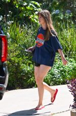 MIA GOTH Out in Flipflops and a T-shirt in Los Angeles 07/08/2024